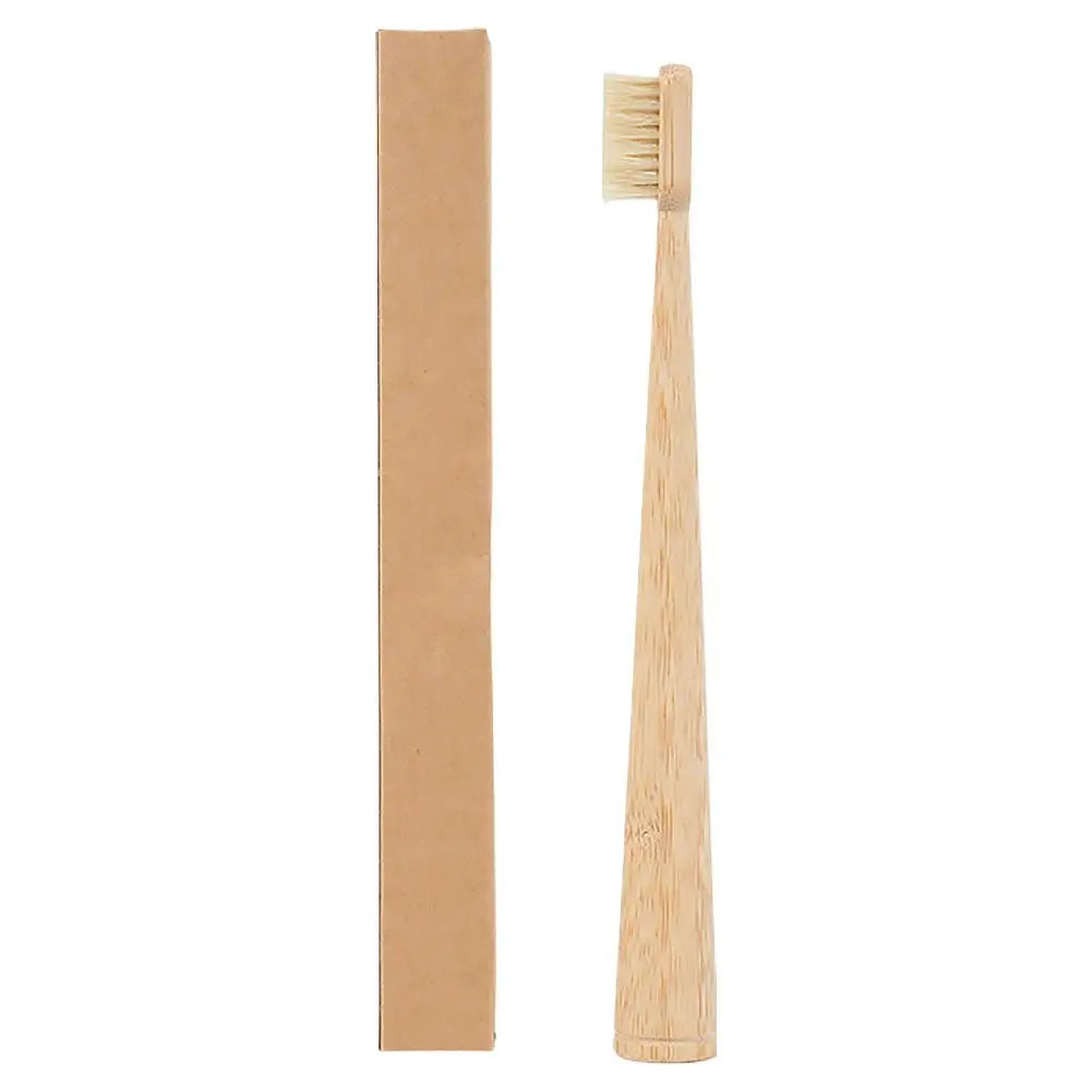 Natural Bamboo Toothbrush – Soft Bristles, Plastic-Free