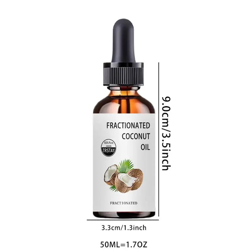 Fractionated Coconut Oil – 100% Pure Hair & Body Moisturizer