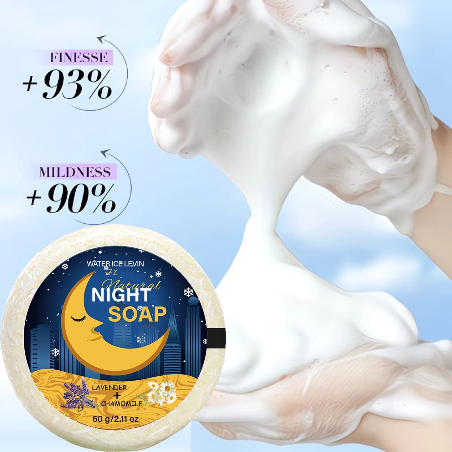 Niacinamide Night Bath Soap | Hydrating Herbal Handmade Bar