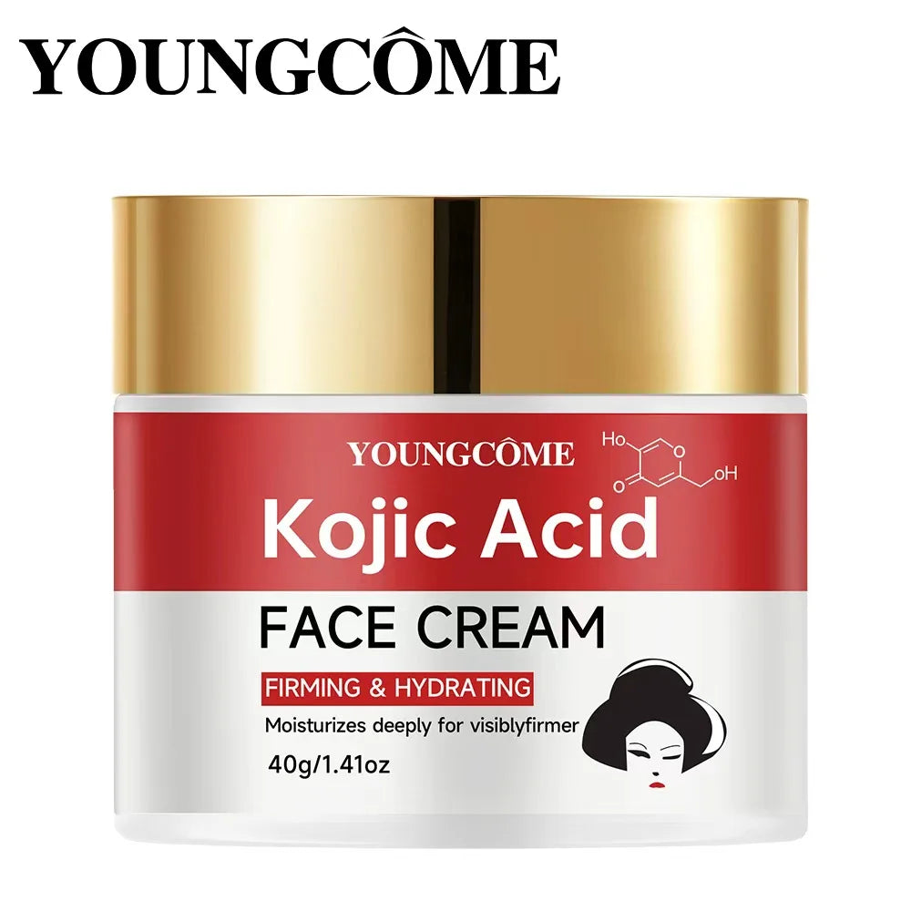 Kojic Acid Face Cream - Deep Hydration & Skin Tightening, Natural Moisturizing Formula for All Skin Types 40/70g Peaceful Pleasures Health and Wellness