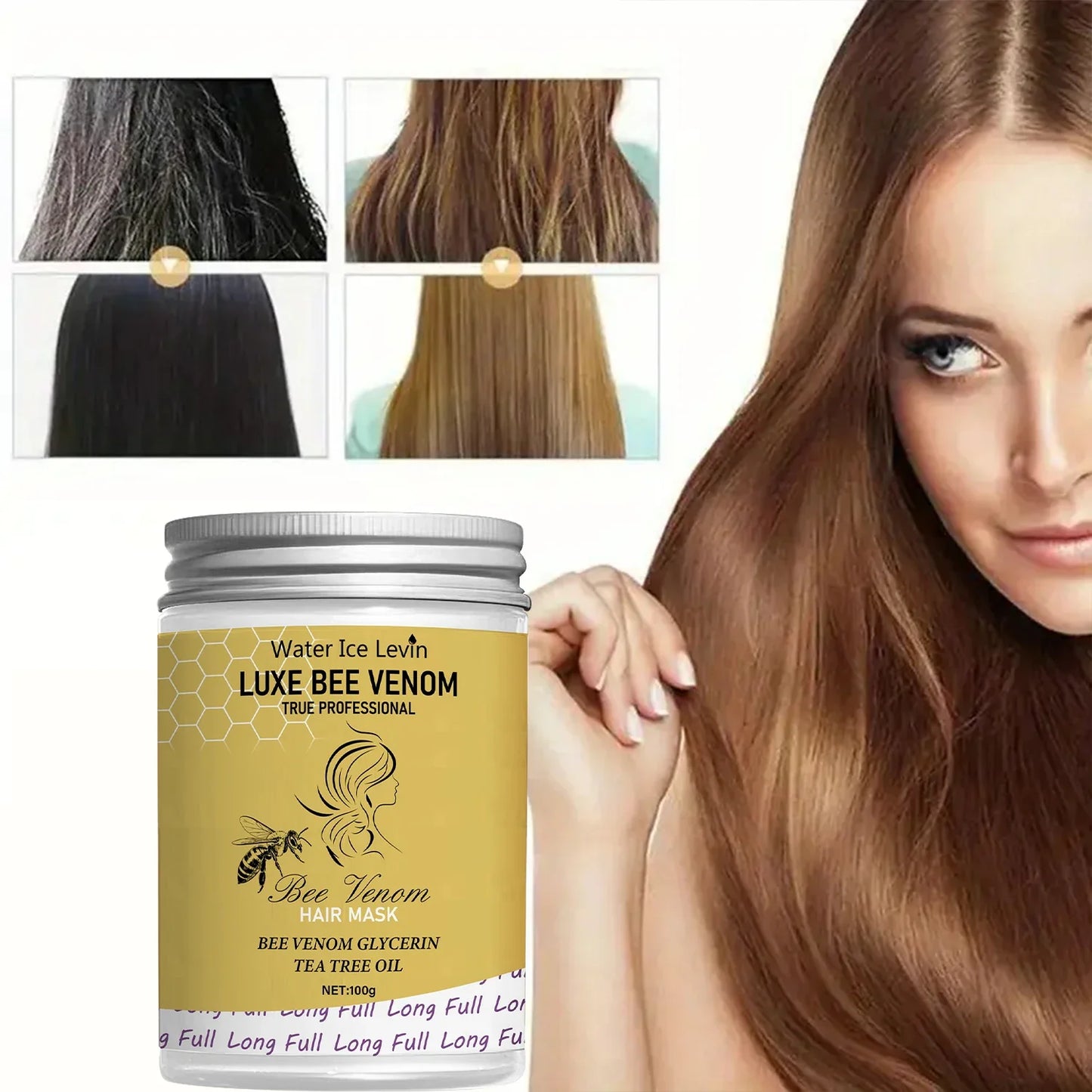 Bee Venom Hair Mask – Tea Tree, Vitamin E & C Treatment