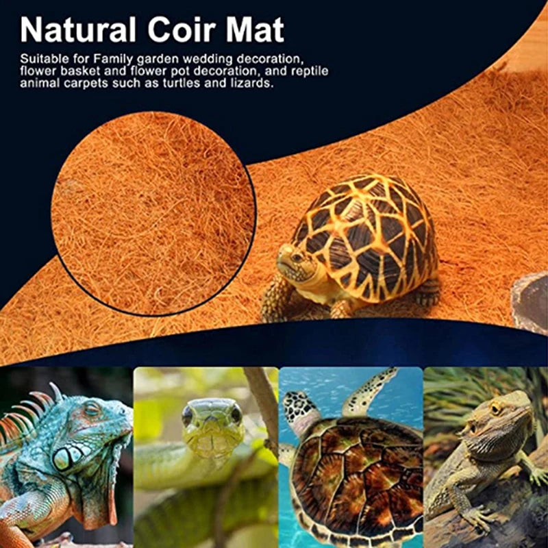 Natural Coconut Coir Fiber Liner Mat | Basket, Planter & Pet Carpet
