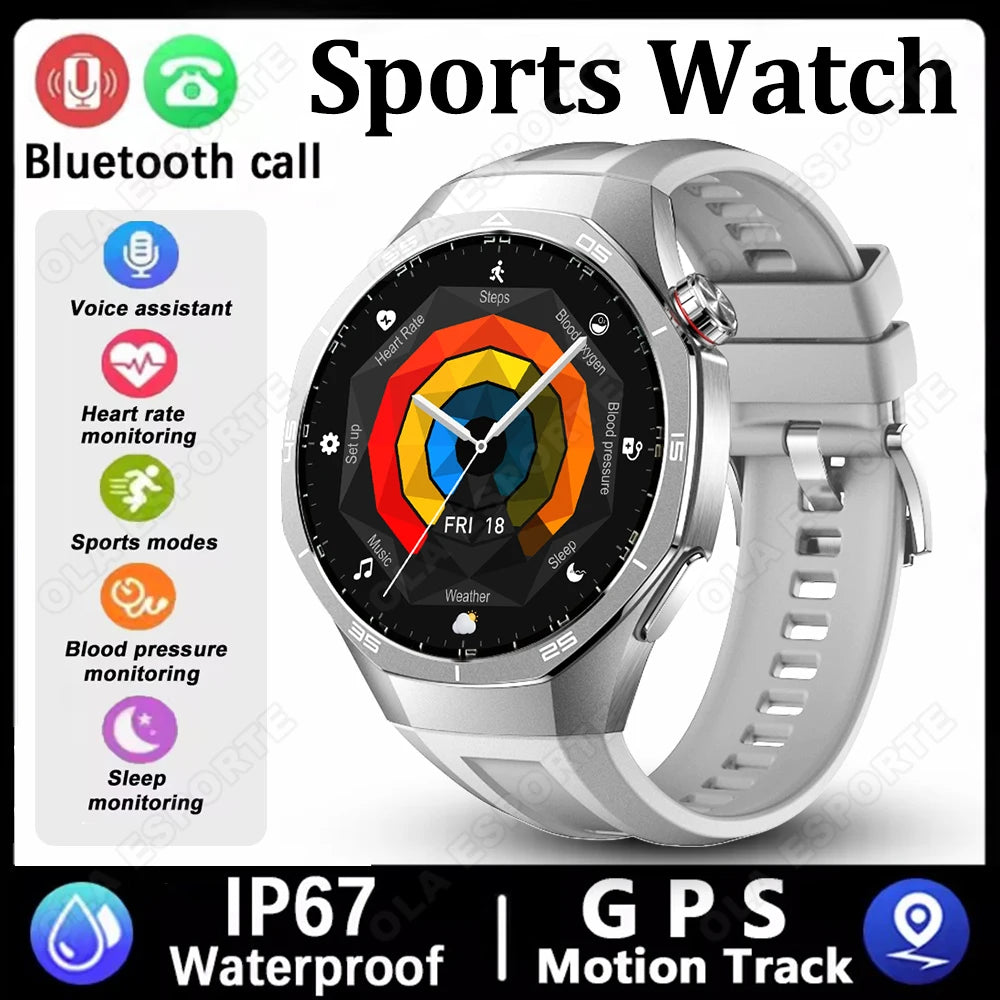 Ola Esporte Smart Watch 1.52" AMOLED Bluetooth Fitness Tracker