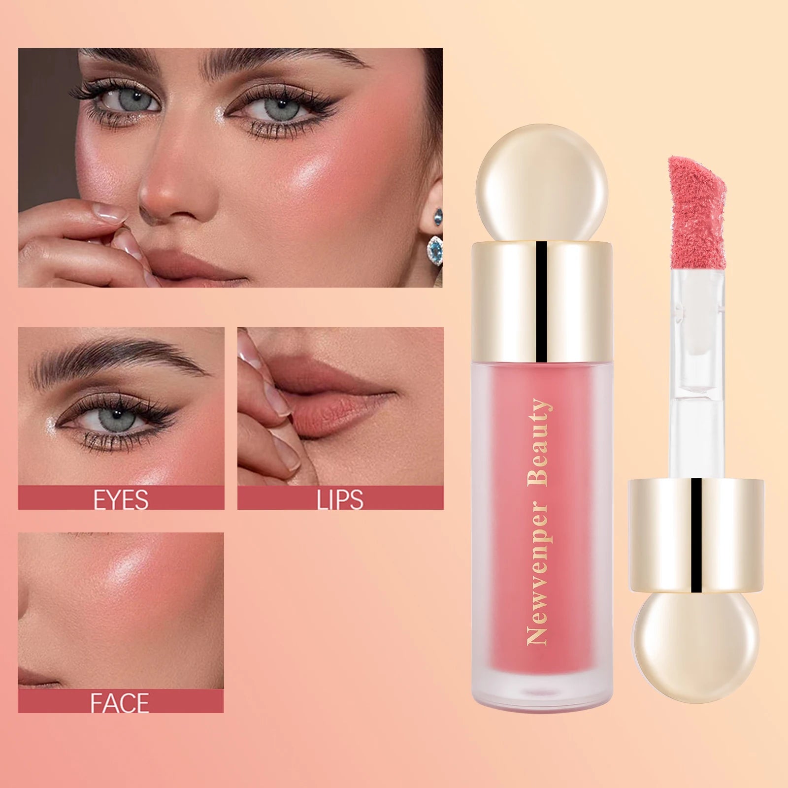 Liquid Highlighter, Blush & Contour Makeup Combo Peaceful Pleasures Health and Wellness