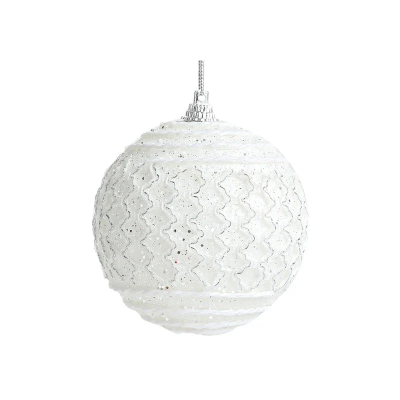 8CM Foam Christmas Ball Ornaments – Tree Pendant Decorations