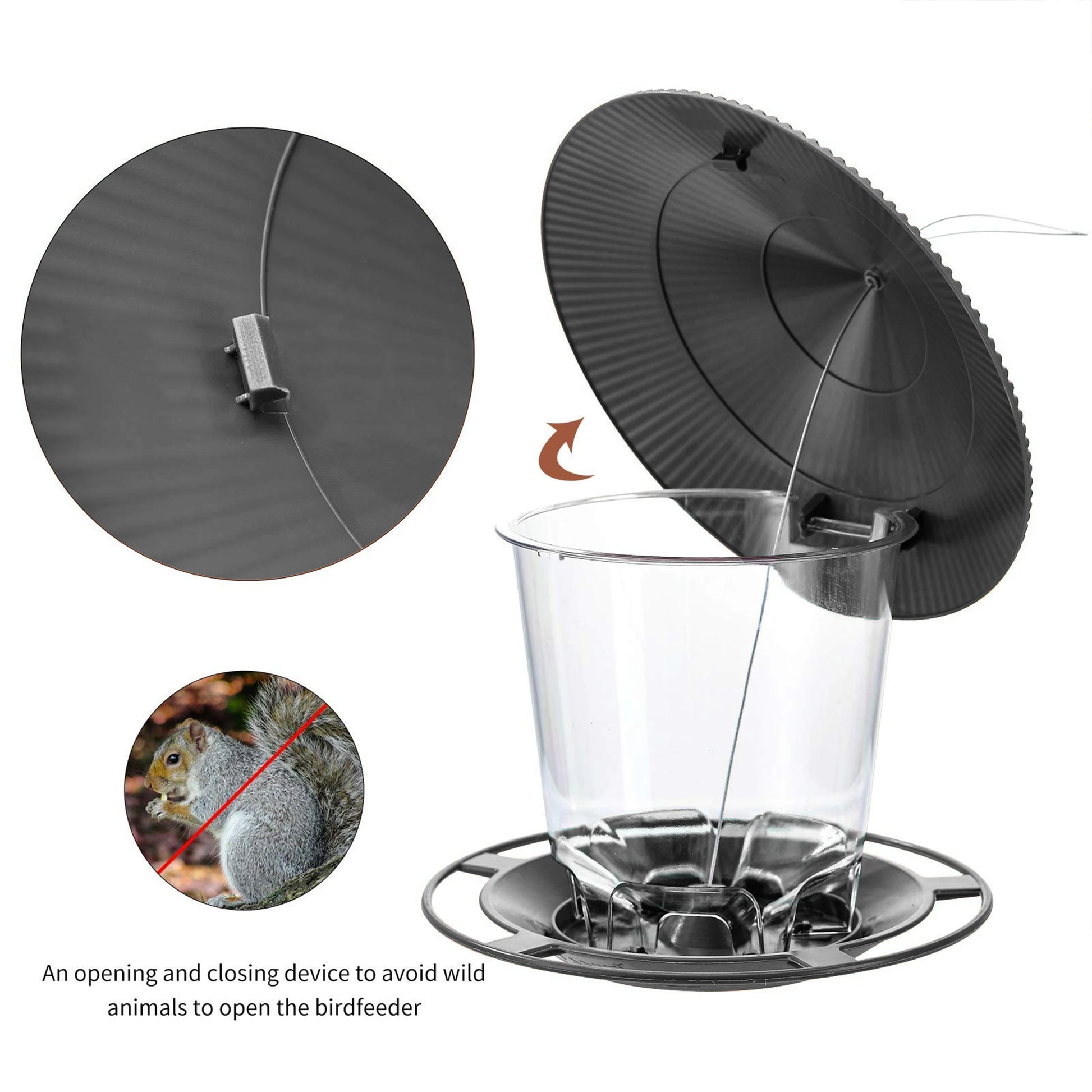 Bird Feeder Automatic Foot Feeding Tool Outdoor Bird Feeder Hanging Nut Feeding Multiple Hole Dispenser Holder Food Container Peaceful Pleasures Health and Wellness