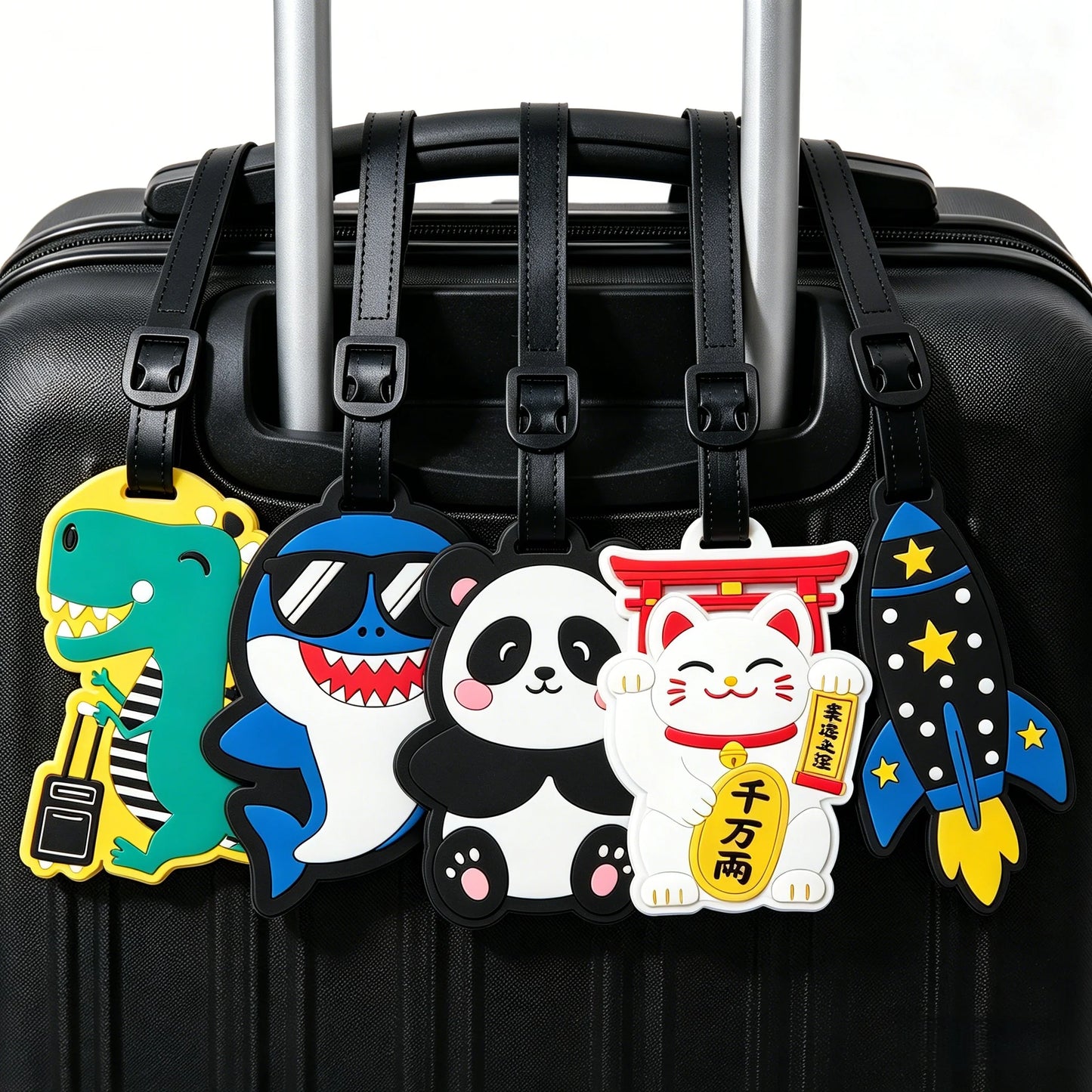 Cute Luggage Tags for Women & Men – Anti-Loss Travel Labels