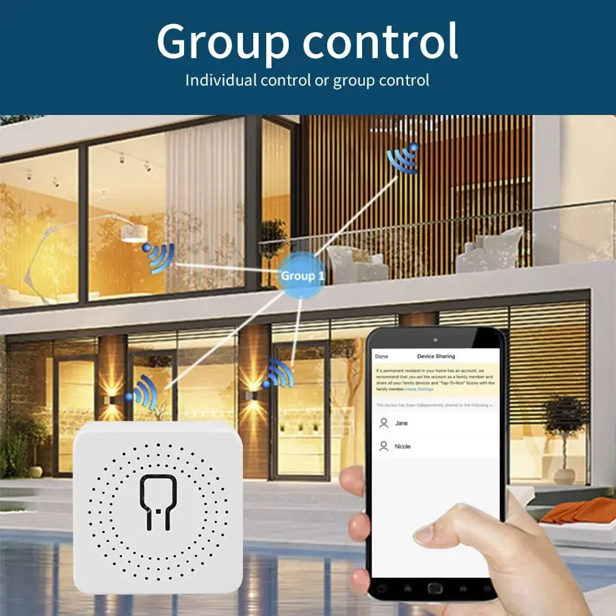 20A 16A Smart WiFi Switch Cozylife APP Remote Control Breaker Module 100-240V Wireless Light Switch Works with Alexa Google Home Peaceful Pleasures Health and Wellness