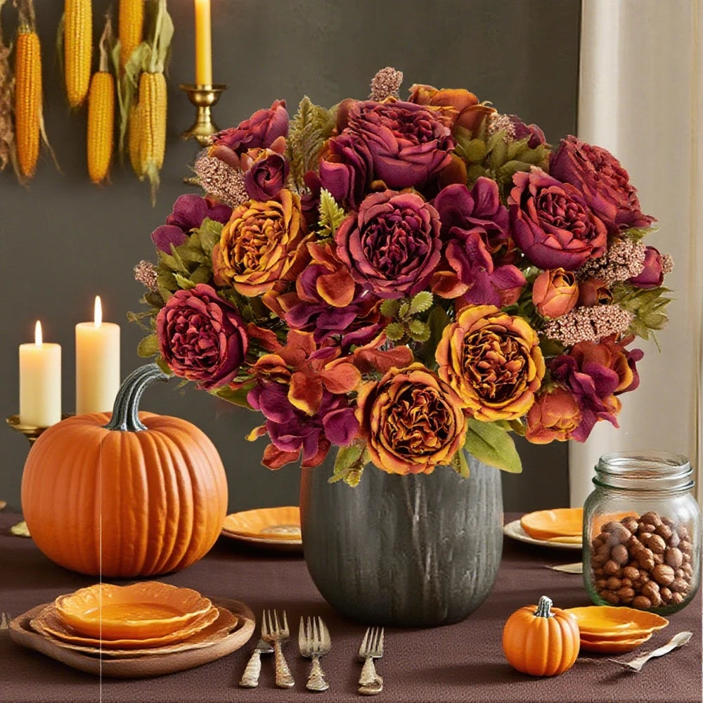 Silk Artificial Peony Bouquet | Wedding, Home & Party Decor