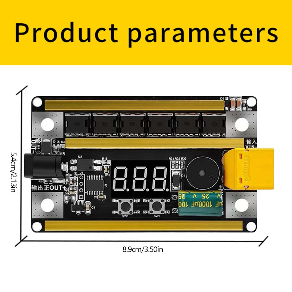 GX591 Battery Energy Storage Spot Welding Machine with Automatically Trigger Welding 12V Welding Circuit Board for 18650 Battery Peaceful Pleasures Health and Wellness