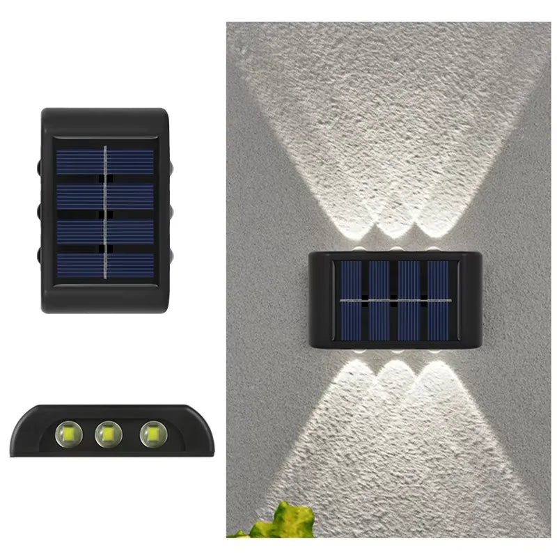 Solar LED Outdoor Wall Light | Waterproof Dusk to Dawn Lamp