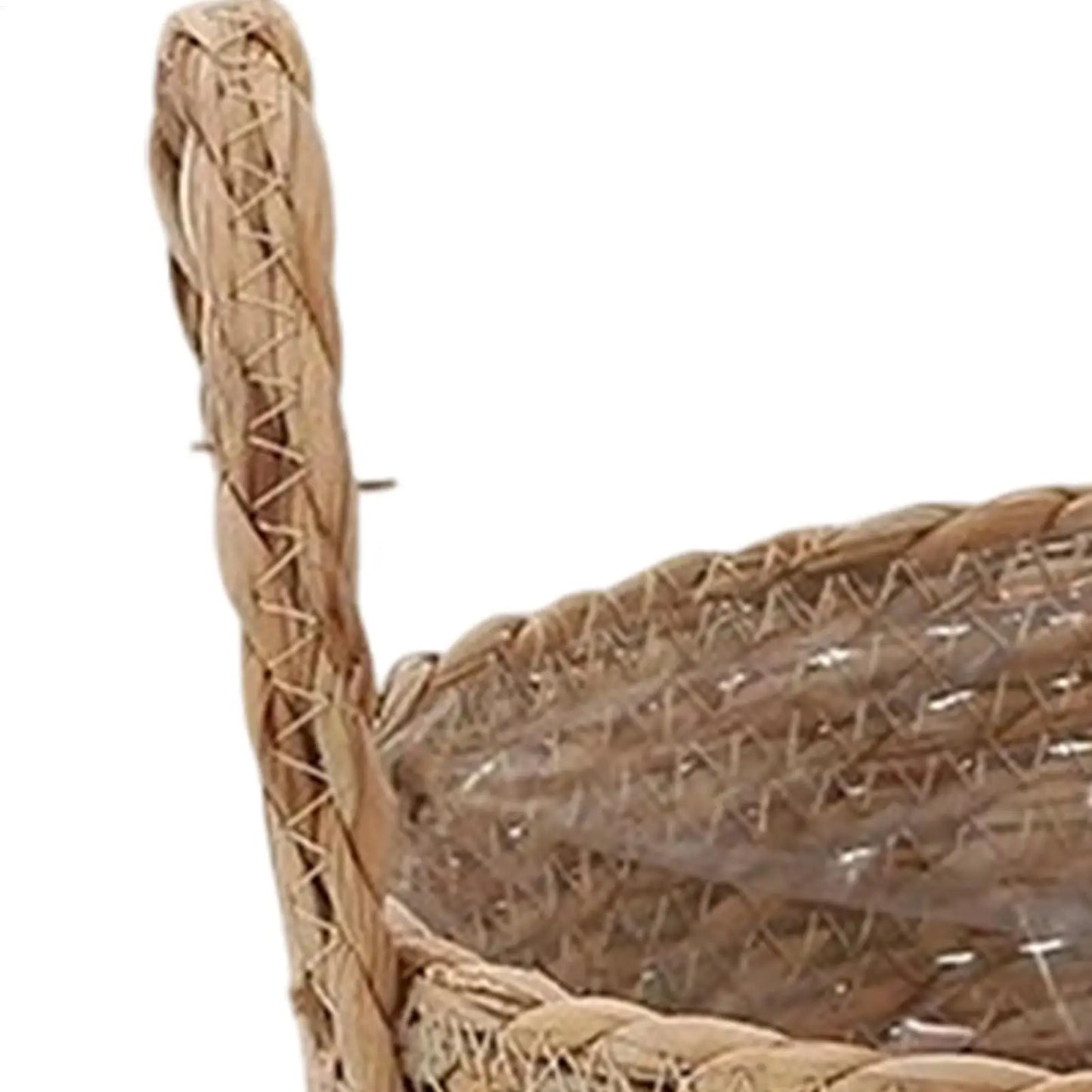 Handwoven Wicker Rattan Planter Basket | Straw Flower Pot