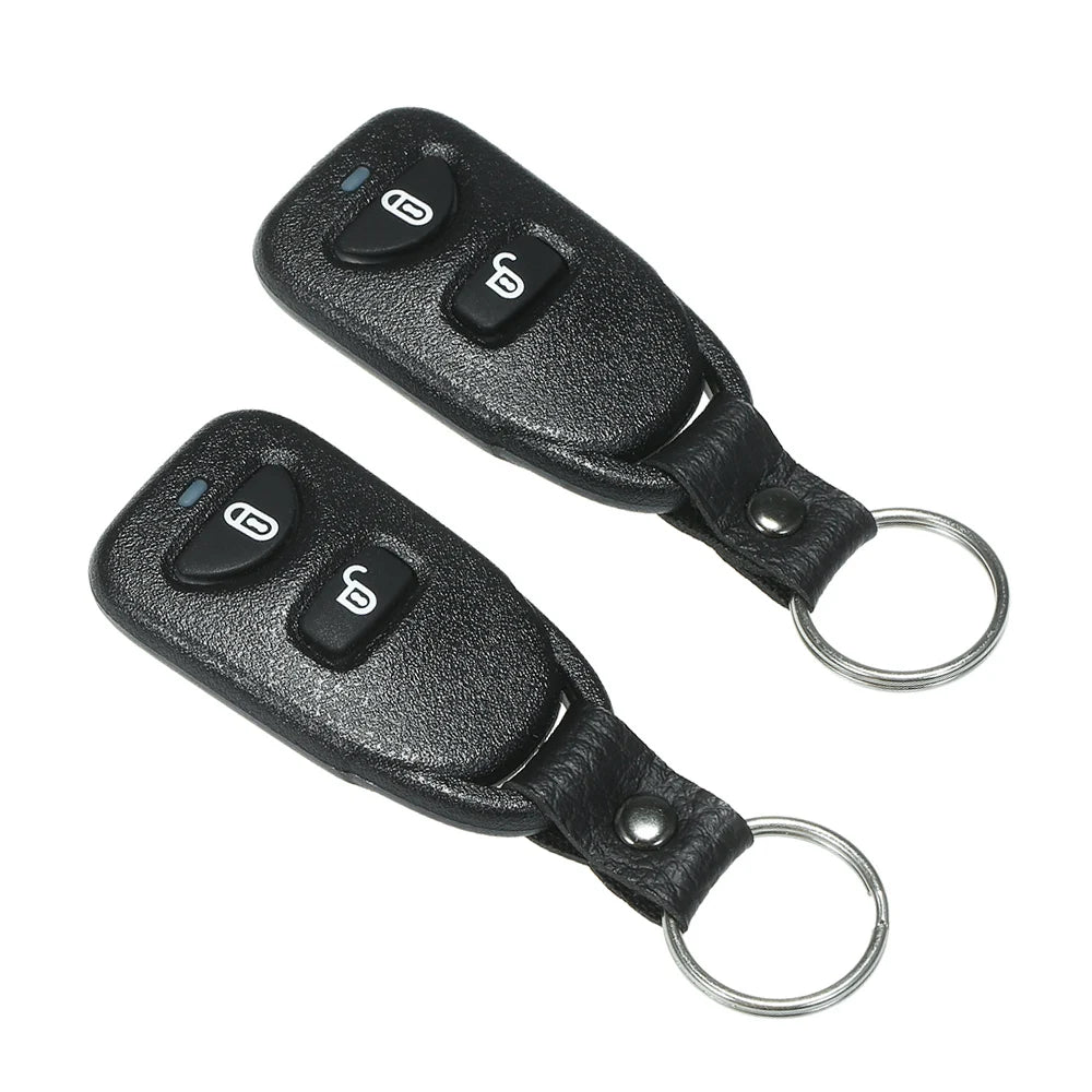 12V Universal Keyless Entry System | Car Door Lock + 2 Remotes