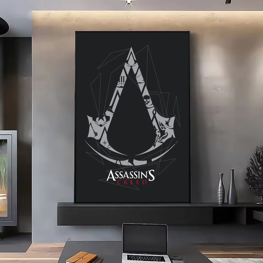 Assassin's Creed HD Poster Waterproof PVC Wall Art Decor Wall Art Poster Peaceful Pleasures Health and Wellness z11 40X50cmNoframe