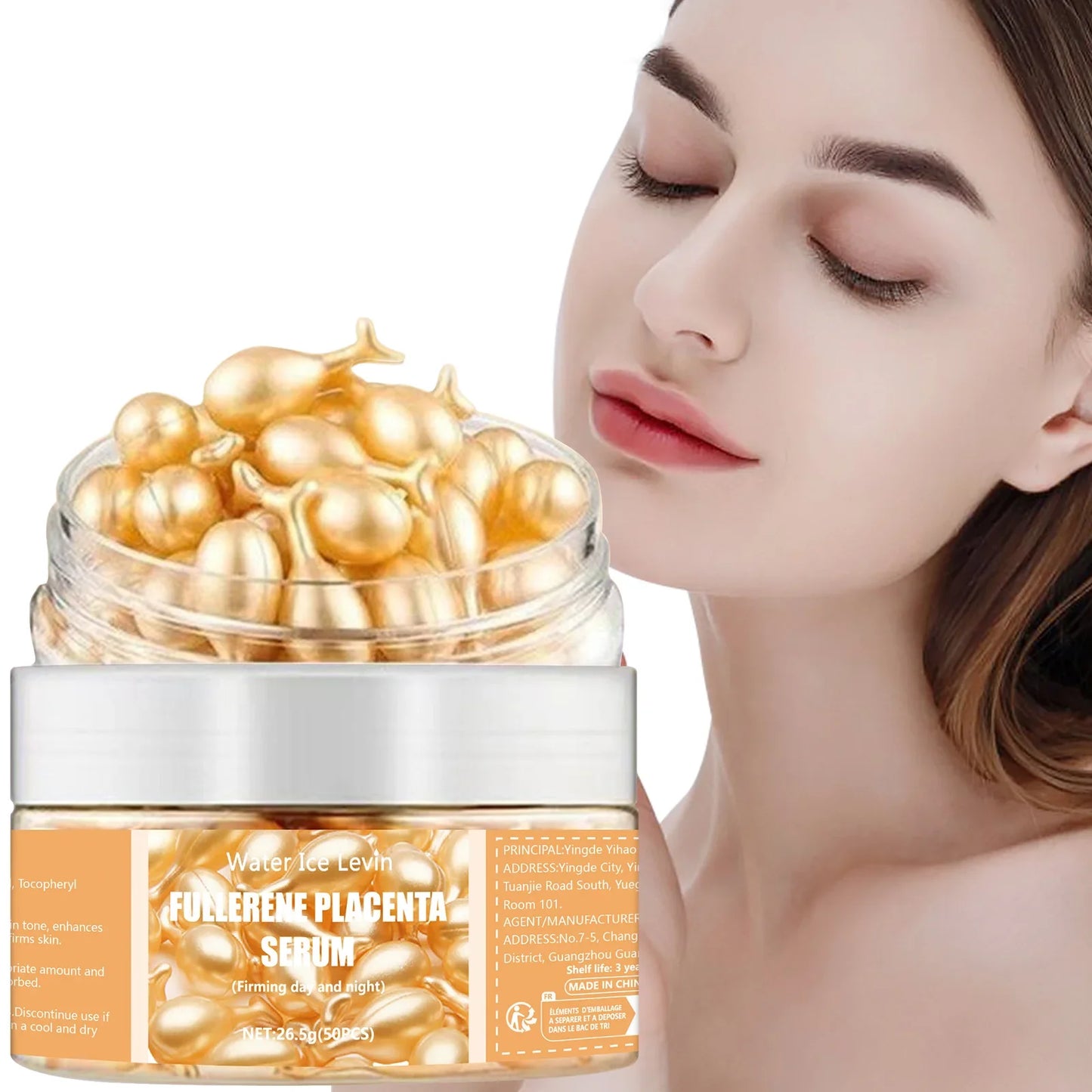 50 Collagen & Hyaluronic Acid Face Serum Capsules
