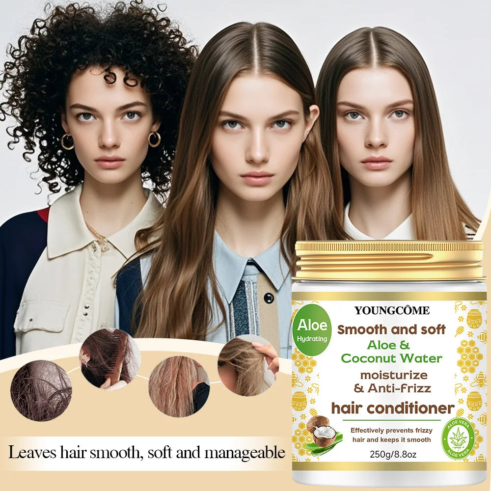 Aloe Vera & Coconut Water Hair Conditioner – Nourishing Peaceful Pleasures Health and Wellness