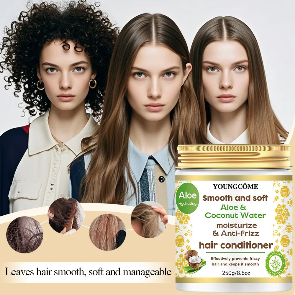 Aloe Vera & Coconut Water Hair Conditioner – Repair & Moisturize
