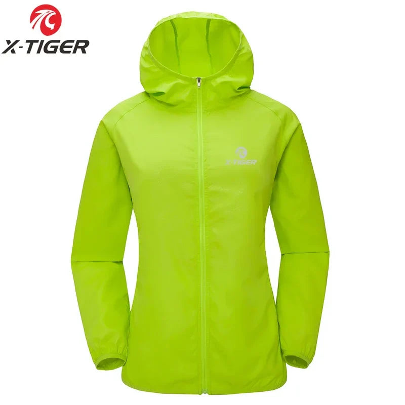 X-TIGER Windproof Reflective Cycling Jacket – Lightweight MTB