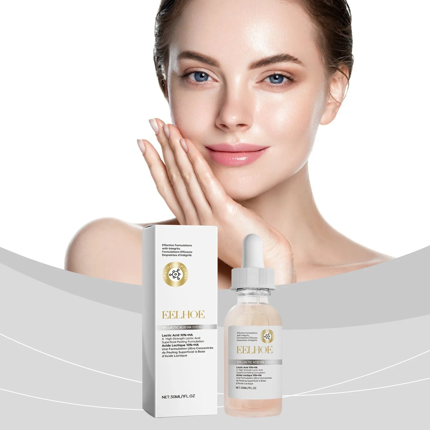 EELHOE Hyaluronic Acid & Lactic Acid Face Serum 30ml