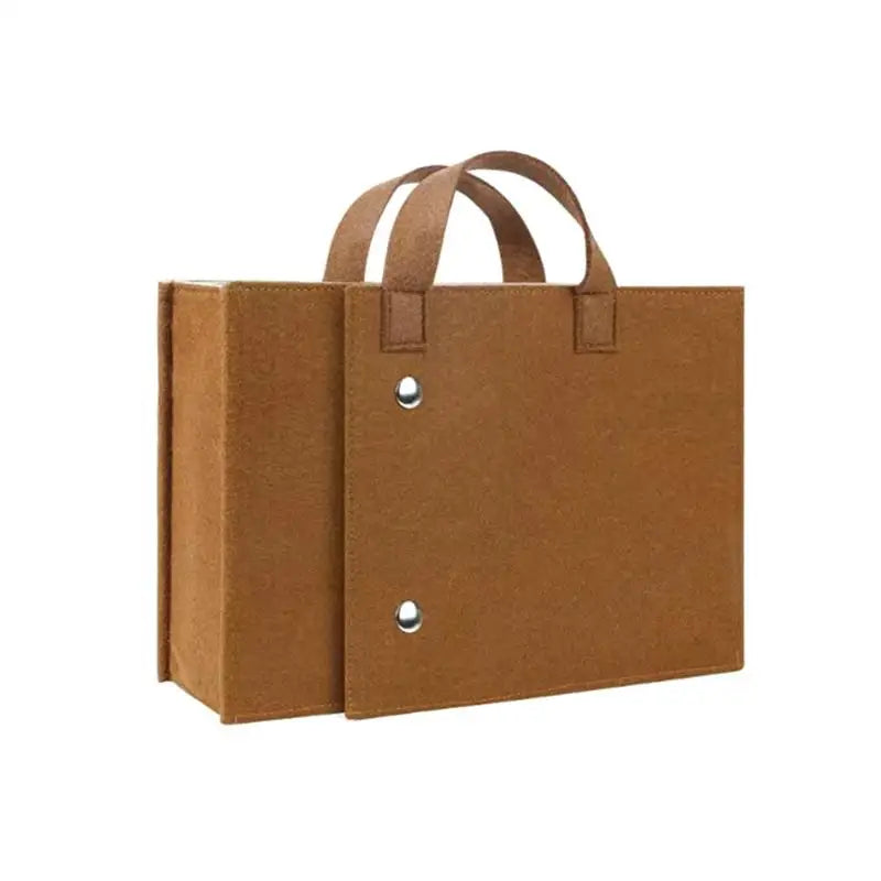 Foldable Felt Tote Bag – Lightweight Collapsible Travel Organizer
