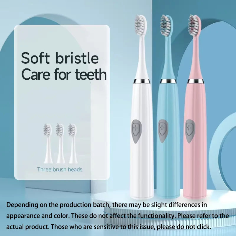 Electric Toothbrush Adults – 3 Modes, IPX6, 10,000 RPM