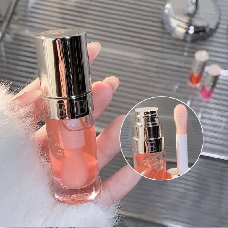Strawberry Jelly Lip Oil Gloss – Glossy Tint & Hydrating Balm