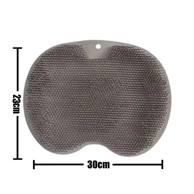 Silicone Foot Scrubber Bath Mat with Suction Cups | Body Brush
