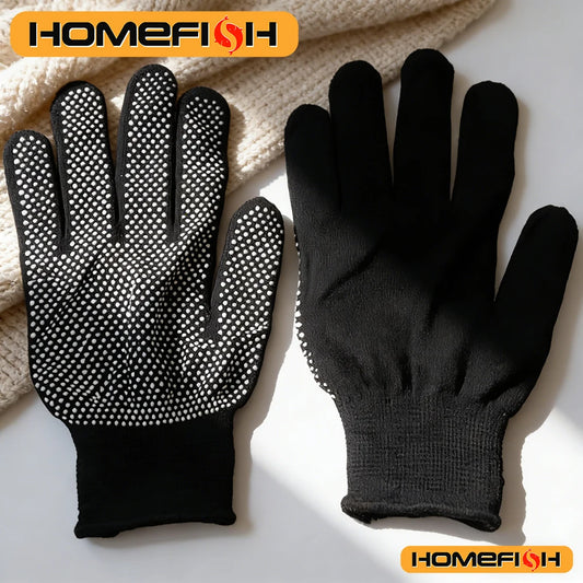 1Pair Nylon Beaded Anti-Slip Work Gloves Breathable Wear-Resistant Gardening Climbing Labor Protection Gloves Peaceful Pleasures Health and Wellness