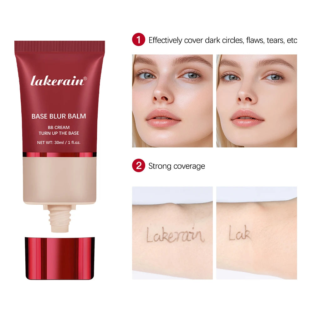 Base Blurring Foundation 5Colors Long Lasting 24H Control Oil Smooth Matte Balancing Shine Base Bronze Cosmetics Makeup Peaceful Pleasures Health and Wellness