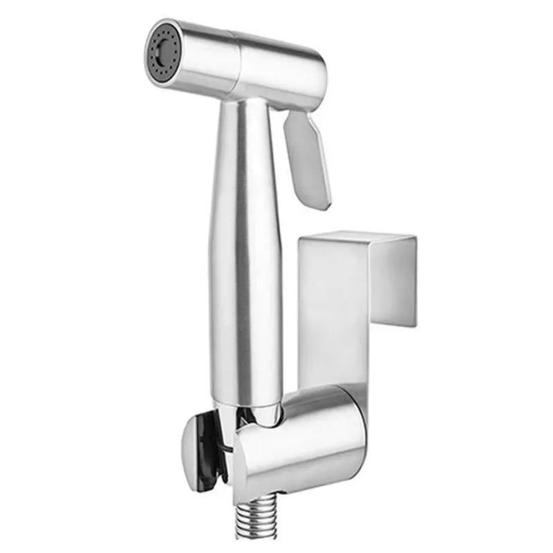 High-Pressure Bidet Spray Gun & Triangle Valve Bathroom Kit