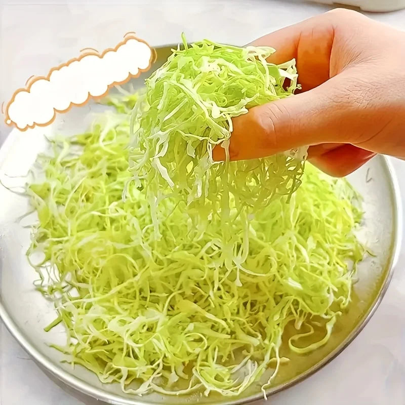 1-Piece Vegetable Slicer and Shredder, Dual-Purpose Tool for Cabbage, Vegetable Salad, Purple Cabbage, and Cabbage Shredding Tool Peaceful Pleasures Health and Wellness
