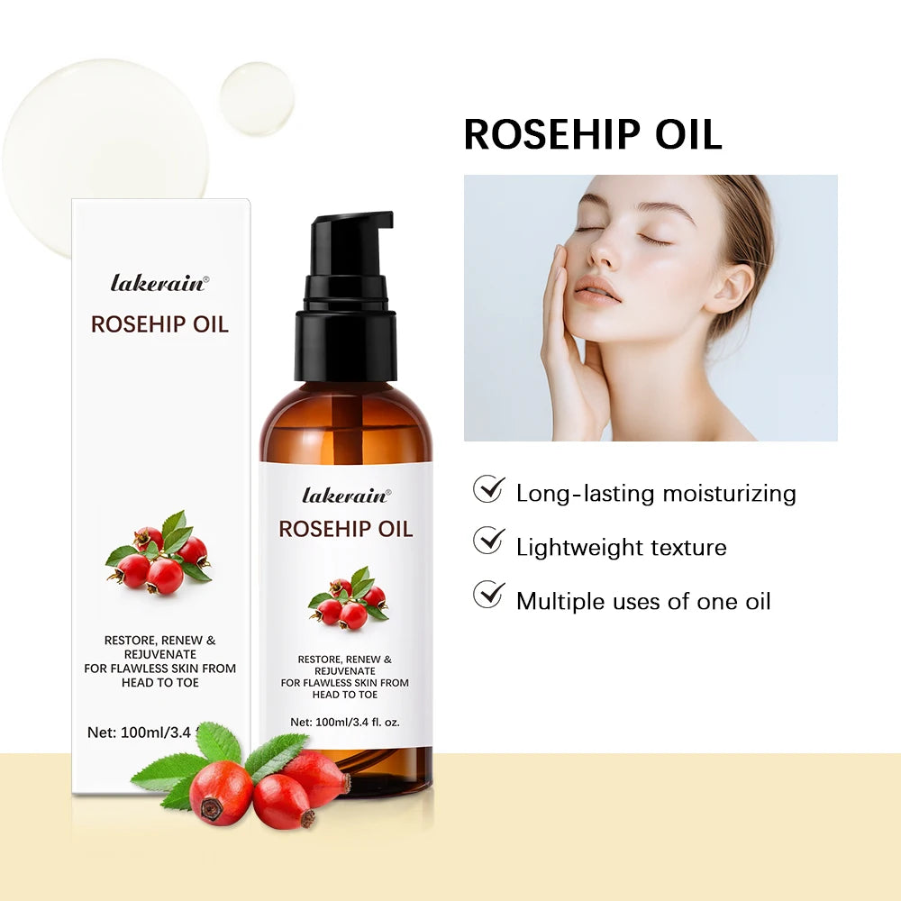 Organic Rosehip Oil 30ml – Anti-Aging Scar & Face Moisturizer Rosehip Face Oil Peaceful Pleasures Health and Wellness