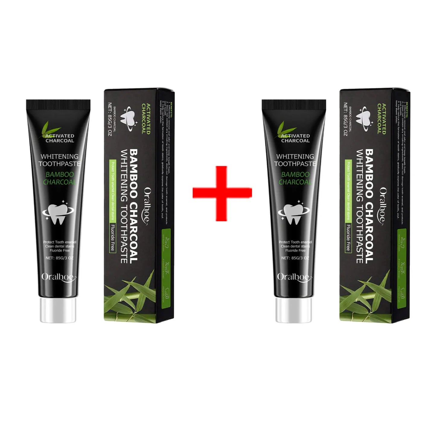 Oralhoe Bamboo Charcoal Whitening Toothpaste – Remove Stains
