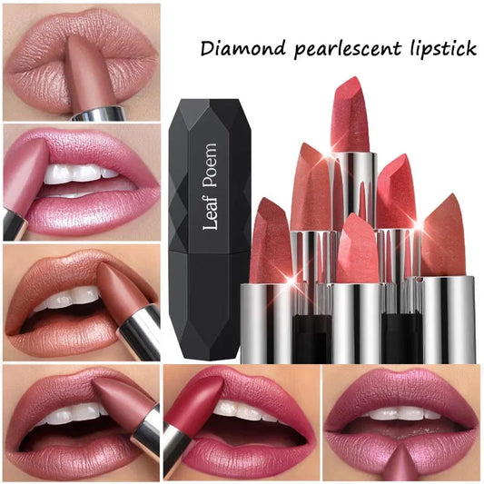 Metallic Lipstick – Frosted Bronze Gold Shimmer, Waterproof Metallic Matte Lipstick Peaceful Pleasures Health and Wellness