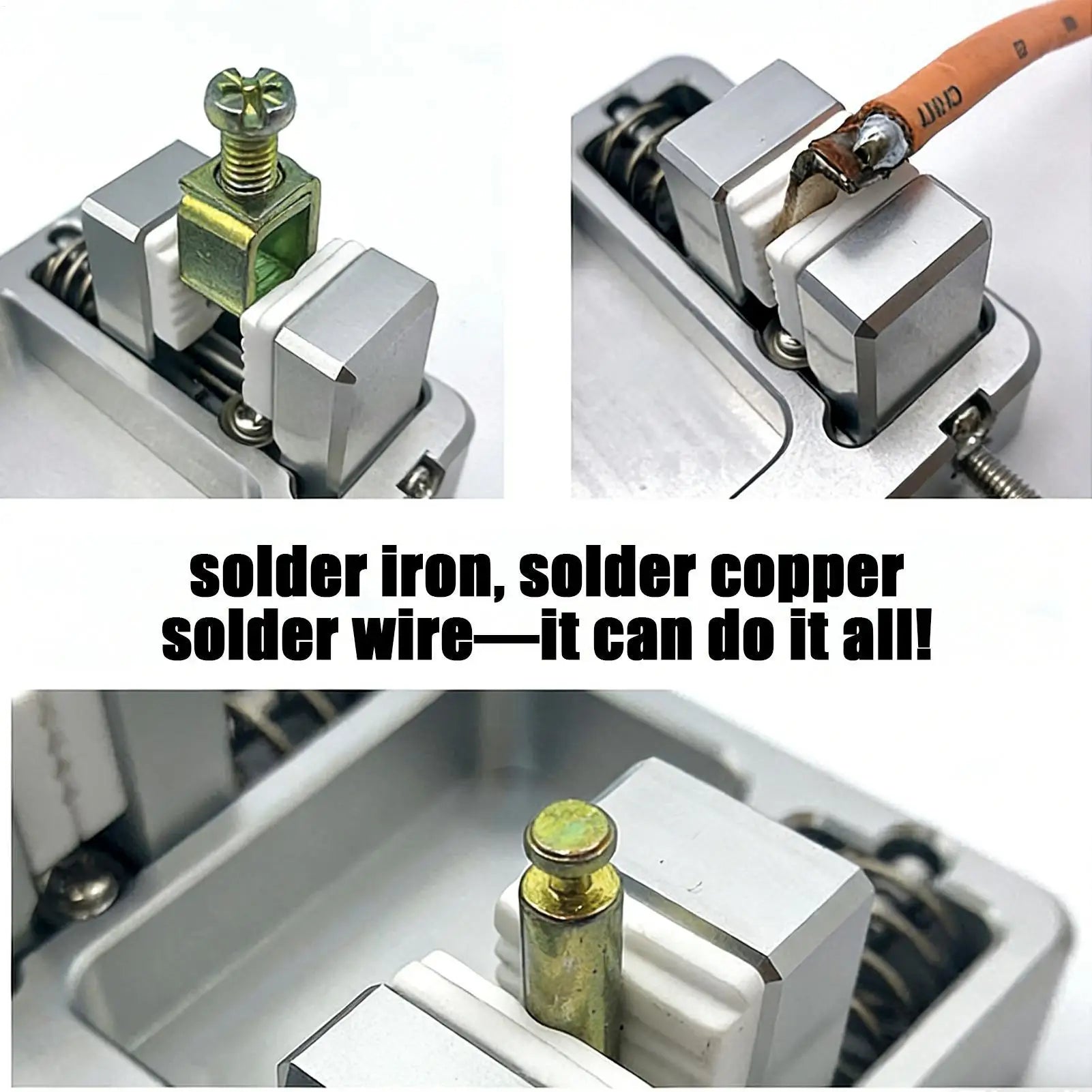 Adjustable Soldering Clamp Stand | Heat-Resistant PCB Fixture Soldering Clamp Stand Peaceful Pleasures Health and Wellness