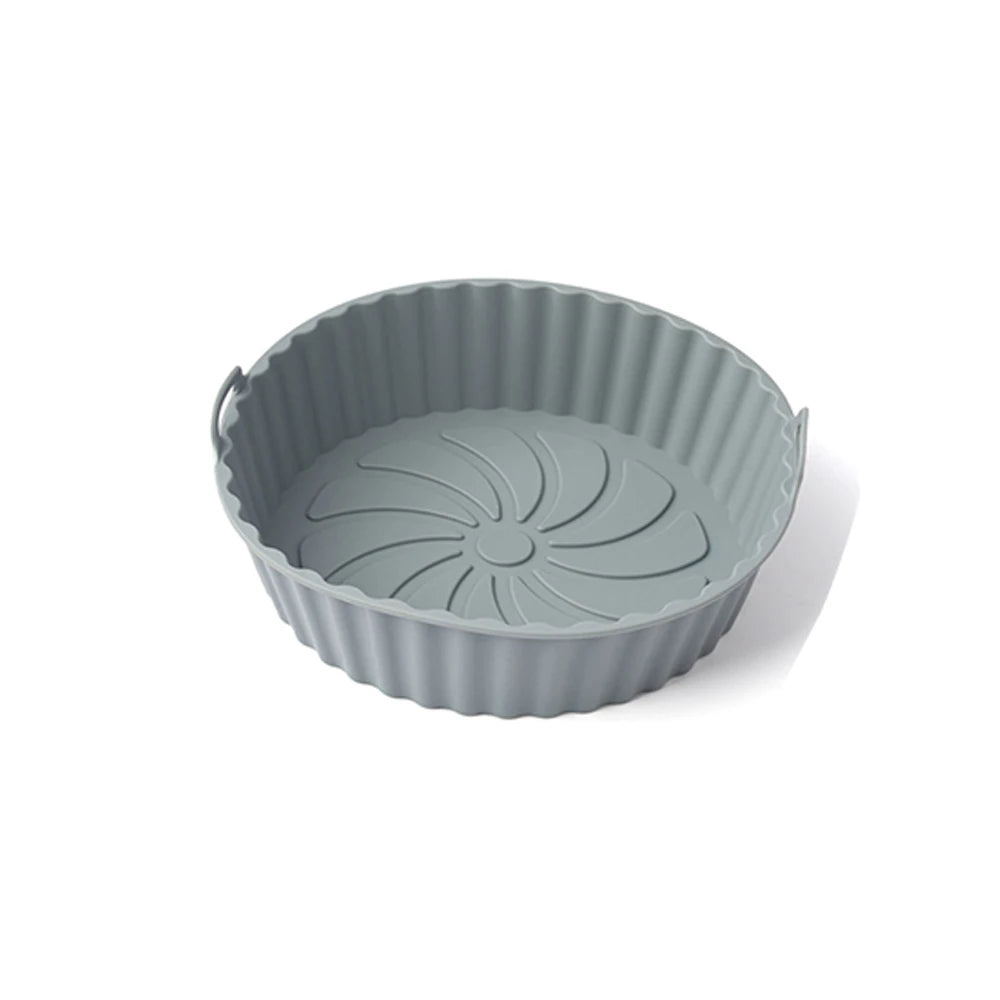 Silicone Air Fryer Basket Liner – Reusable BPA-Free Pan Insert