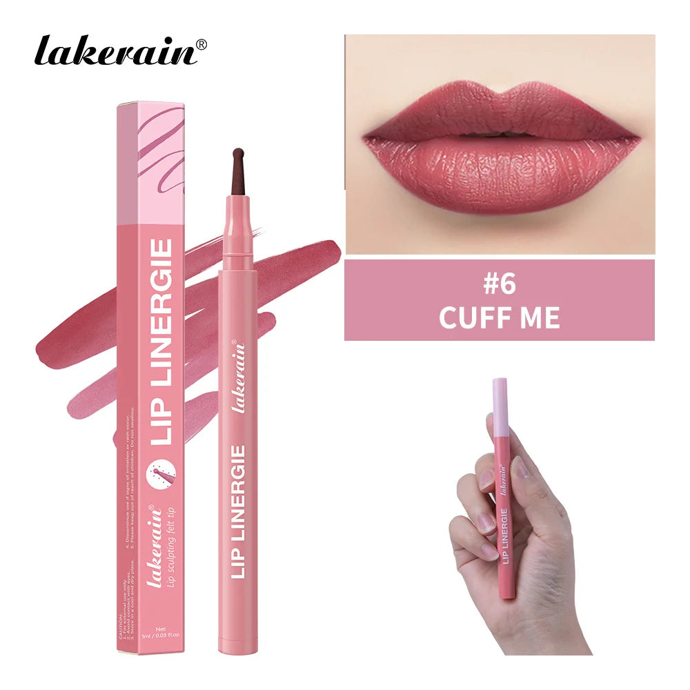 2-in-1 Dual-Tip Lip Contour Stain Pen | Smudge-Proof & Moisturizing