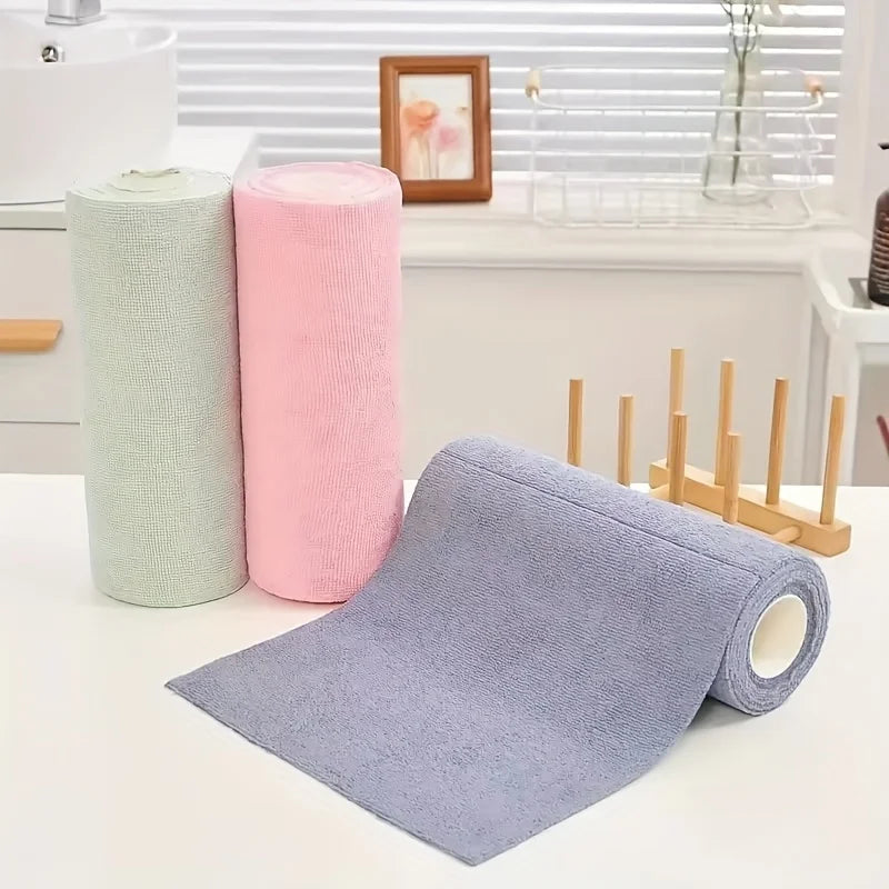 Reusable Microfiber Cleaning Wipes 20 Pack – Machine Washable