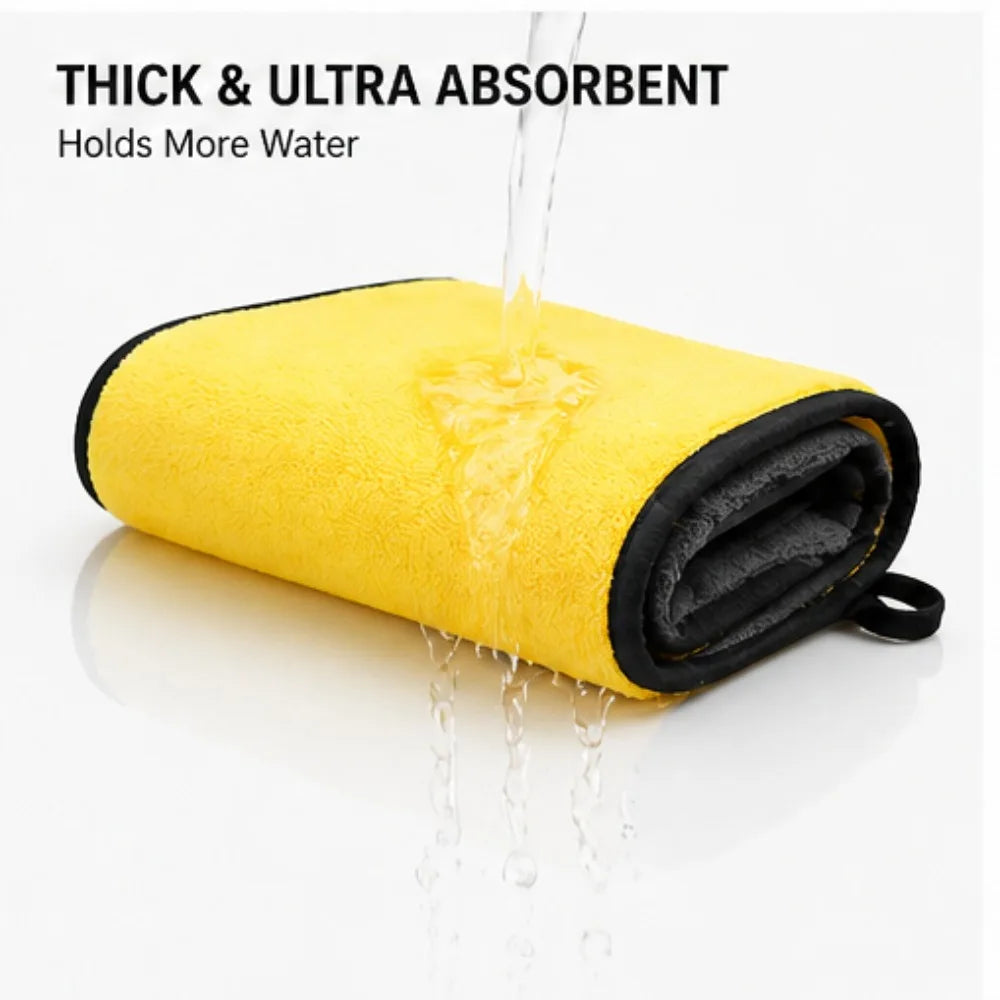 Microfiber Cleaning Towels – Double Layer Quick Dry Cloths (1/3/6) Microfiber Cleaning Cloth Peaceful Pleasures Health and Wellness