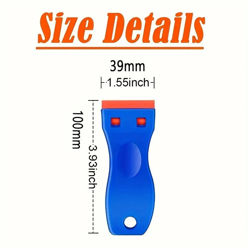 Plastic Razor Blade Scraper Set – 11 Scrapers & 20 Blades