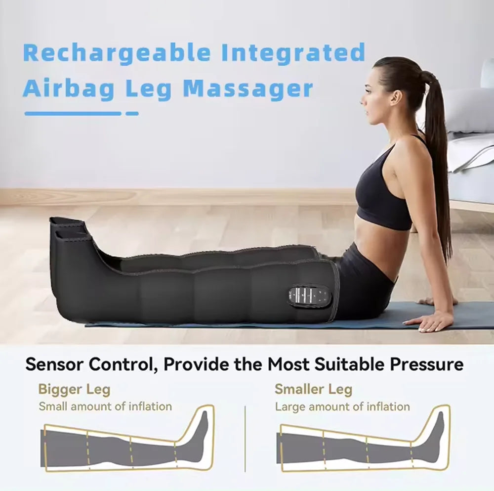 MagCellapy Air Compression Leg Massager | Rechargeable Boots
