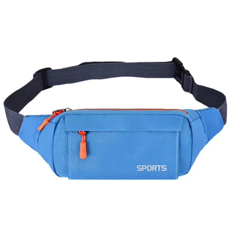 Canvas Fanny Pack Belt Bag – 3 Pockets, Men & Women