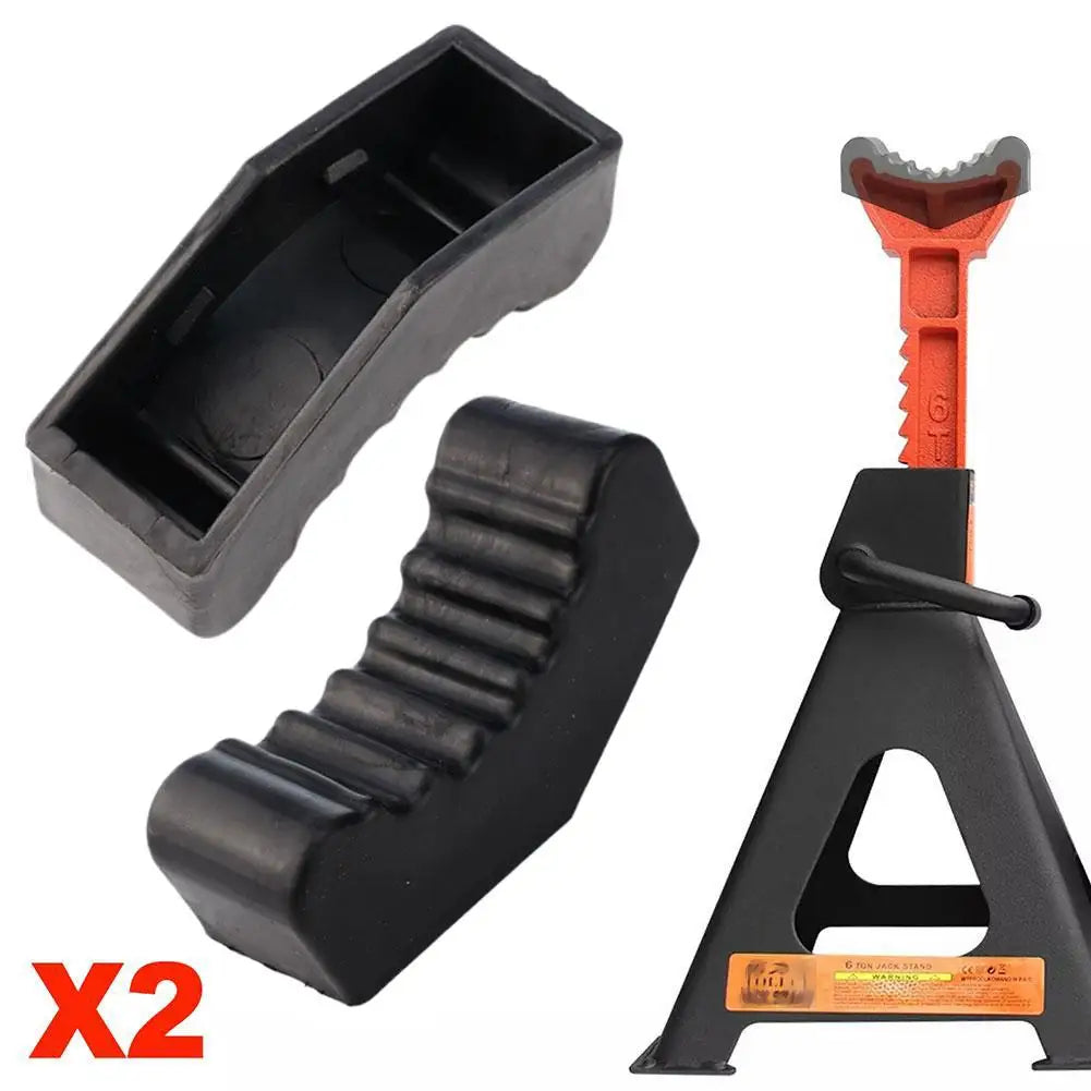 Rubber Jack Anti-Slip Shaft Cap Pad - Lifting Bracket Adapter Frame Guide Rail Protector Vehicle Maintenance Lifting Support Pad Peaceful Pleasures Health and Wellness