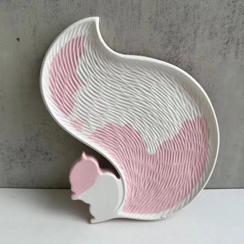 Large Squirrel Tray Silicone Mold DIY Resin Crystal Epoxy Crafts
