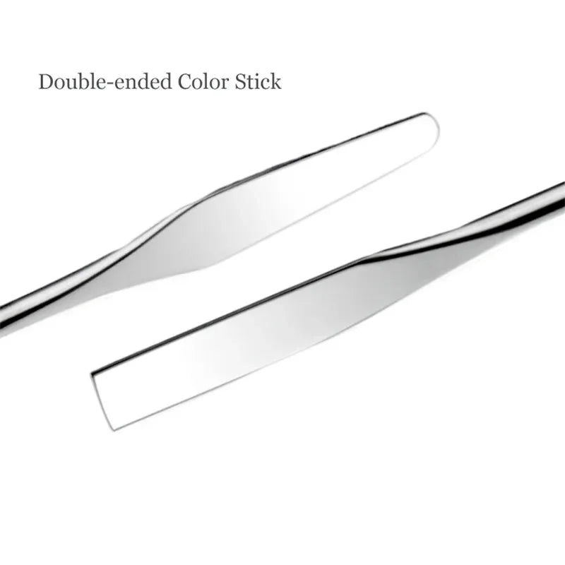 Acrylic Makeup Mixing Palette with Stainless Steel Spatula