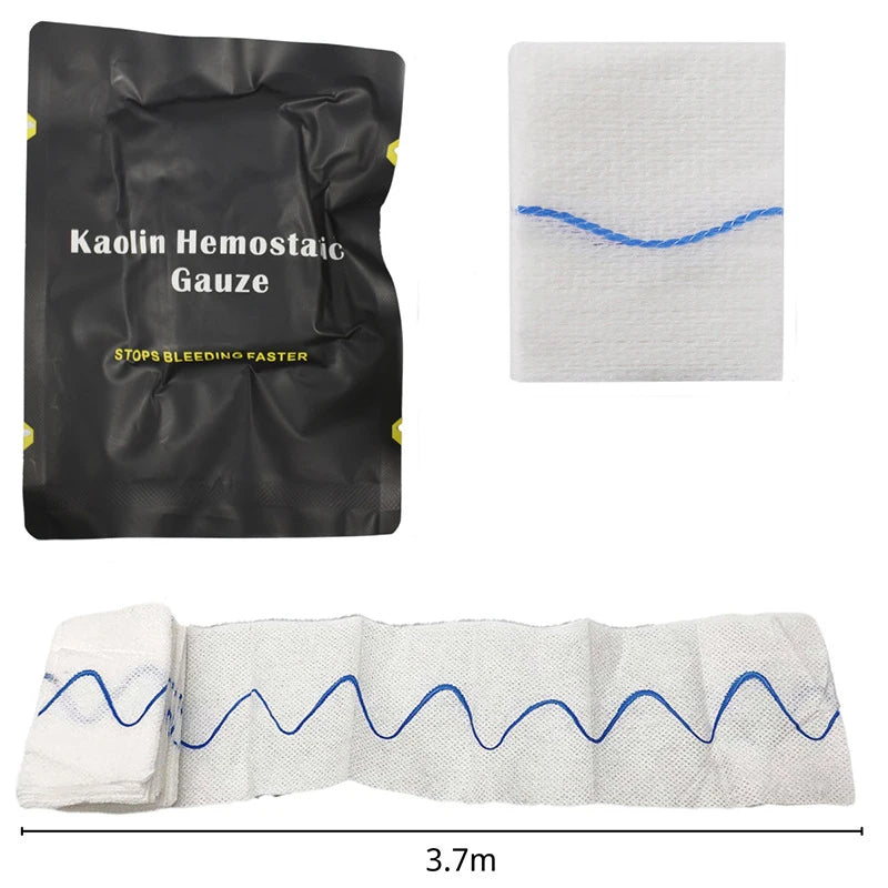 Kaolin Hemostatic Gauze | Tactical First Aid Bandage