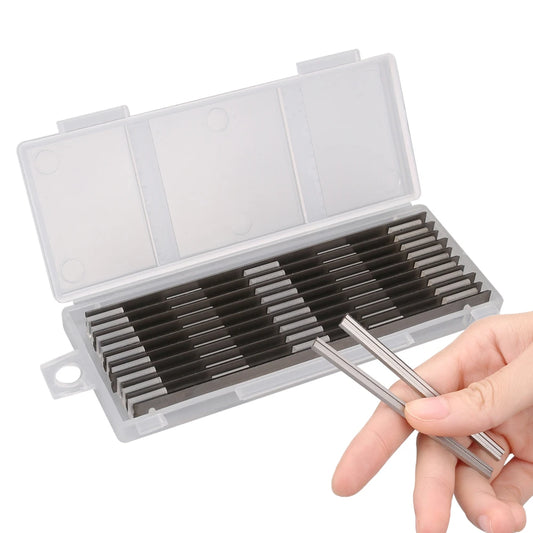 3-1/4 Inch Planer Blades 10 Pack 82mm Planer Blades Replacement for Bosch Makita DeWalt Ryobi Craftsman Hand Portable Planers Peaceful Pleasures Health and Wellness