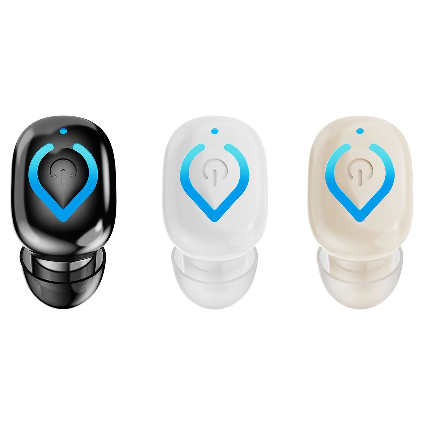 BT 6.1 Wireless Mini Single Earbud With Mic Invisible Earbuds Noise Canceling Earphones for Smart Phones PC TV Audiobook Peaceful Pleasures Health and Wellness