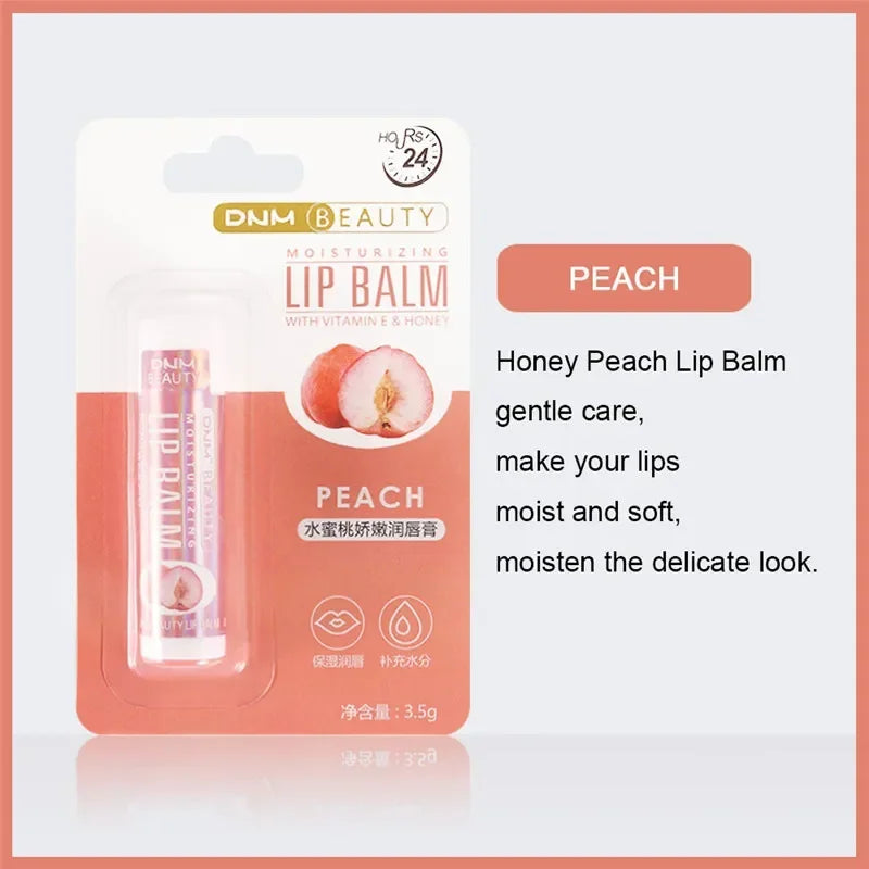 DNM 18-Color Moisturizing Lip Balm | Aloe & Vitamin E Lip Care