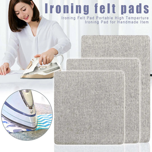 1Pcs Wool Ironing Mat-Pad Quilting Heat-Resistant Easy Press Great for Traveling and Travel Portable Ironing Board Peaceful Pleasures Health and Wellness